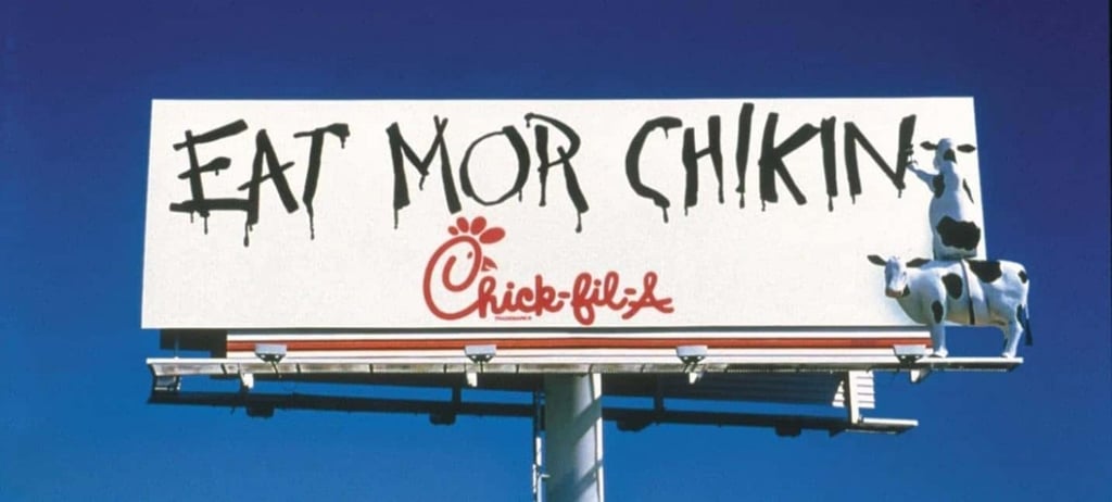 chick fil a branding